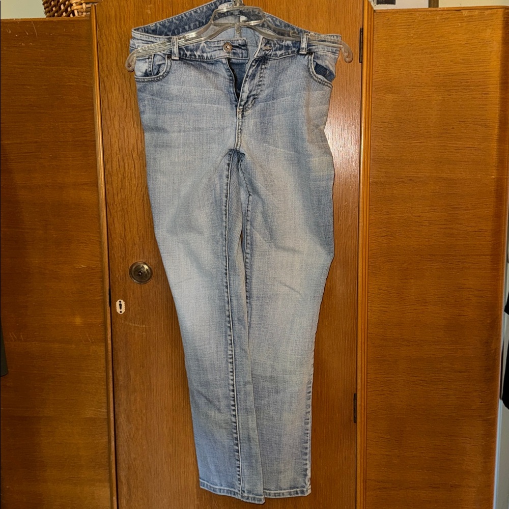 Chico's Platinum Denim Light Blue Jeans